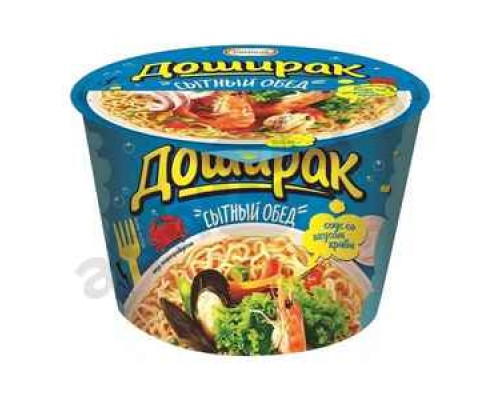 Бакалея Лапша ДОШИРАК краб 110г ведро