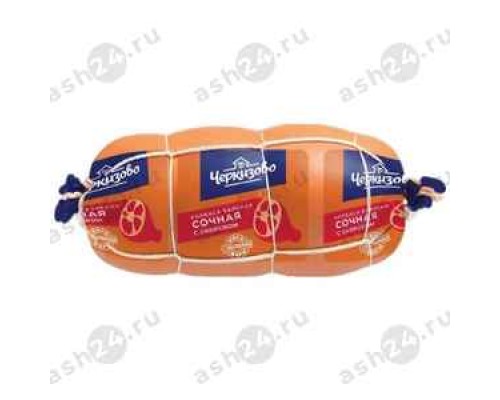 Колбаса ЧЕРКИЗОВО сочная с окороком (штука)