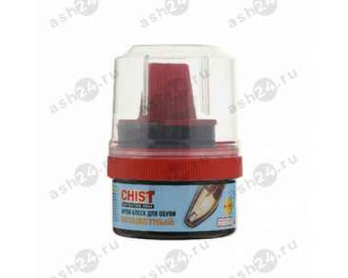 Крем-блеск для обуви CHIST  бесцветная с губкой 60мл