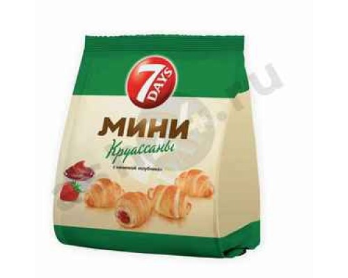 Сладости Круассан 7 Days клубника 265г