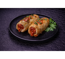 Вторые блюда Куриный рулет с аджикой (100г)