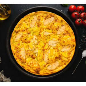 Пицца Курица ананас 33см