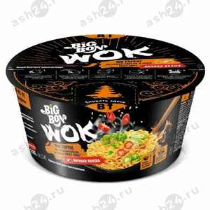 Бакалея Лапша БИГ БОН WOK яичная ми горенг по-индонезийски в соусе 85г ведро