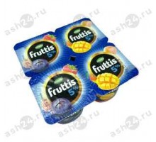 Йогурт FRUTTIS малина и черника, абрикос и манго 5% 115г (7508)