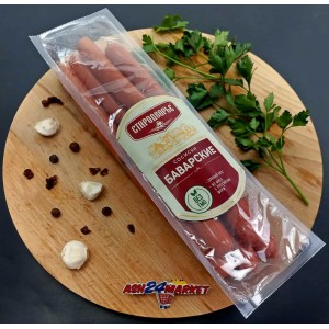 Сосиски ТМ СТАРОДВОРЬЕ баварские 350г (штука)