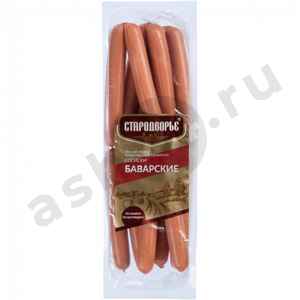 Сосиски ТМ СТАРОДВОРЬЕ баварские 350г (штука)