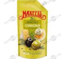 Майонез МАХЕЕВ оливковый 200г м/у