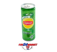 Чай холодный LIPTON зеленый 0,25л ж/б