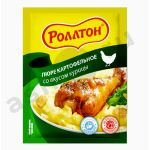 Бакалея Пюре картофельное РОЛЛТОН курица 34г пакет