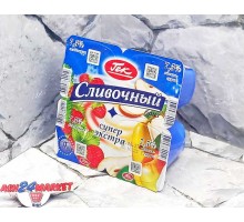 Йогурт ФРУКТОВЫЙ 7,5% земляника-яблоко-груша 100г стакан