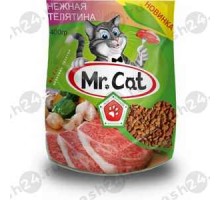 Корм для кошек Mr. Cat нежная телятина 400г