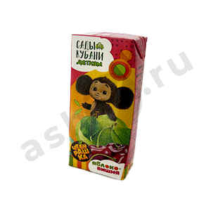 Напитки Сок САДЫ КУБАНИ деткам яблоко-вишня 0,2л т/п