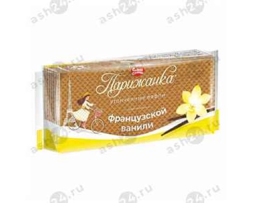 Вафли ПАРИЖАНКА французская ваниль 210г