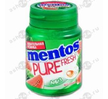 Жевательная резинка МЕНТОС арбуз 54г банка