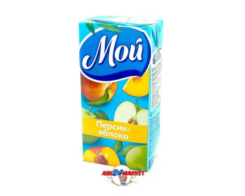 Сок МОЙ персик-яблоко 1,93л т/п