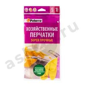 Перчатки хозяйственные PATERRA размер S