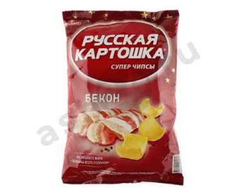Чипсы РУССКАЯ КАРТОШКА бекон 80г
