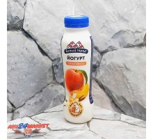 Йогурт БЕЛЫЙ ГОРОД персик-ваниль 290г бутылка