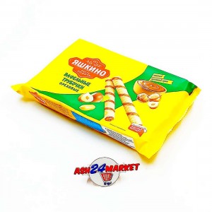 Вафельные трубочки ЯШКИНО ореховые 190г (3292)