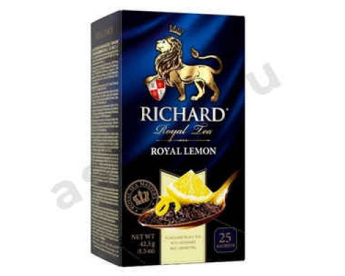 Бакалея Чай РИЧАРД черный лимон 25пак