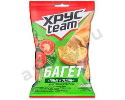 Сухарики ХРУСТИМ томат и зелень 60г