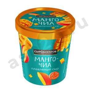 Молочные продукты Сыр плавленый СЫРОБОГАТОВ манго-чиа 130г