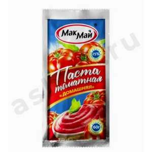 Бакалея Томатная паста МАК МАЙ 60г