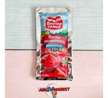 Томатная паста ВЕСЕЛАЯ СЕМЬЯ 60г м/у