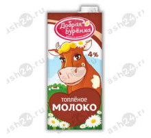 Молоко АЗБУКА КРЫМА топленка 4% 950г т/п (2559)
