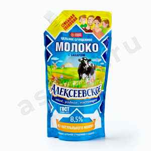 Молочные продукты Сгущенка АЛЕКСЕЕВСКОЕ 8,5% 650г м/у