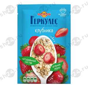 Бакалея Каша овсяная ГЕРКУЛЕС клубника 35г