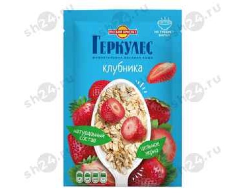 Бакалея Каша овсяная ГЕРКУЛЕС клубника 35г
