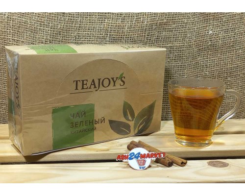 Чай TEA JOY'S зеленый китайский 100пак