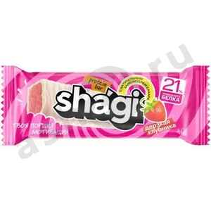 Сладости Батончик SHAGI протеиновый клубника 40г