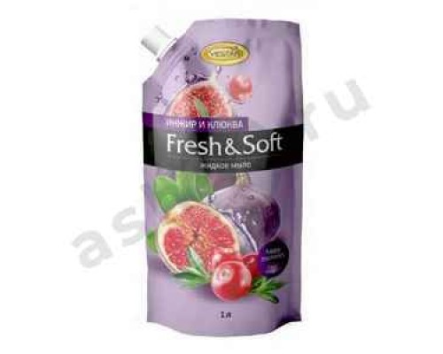 Мыло жидкое VESTAR инжир и клюква 1л м/у