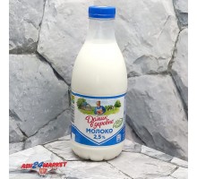 Молоко ДОМИК В ДЕРЕВНЕ 2,5% 930г бутылка