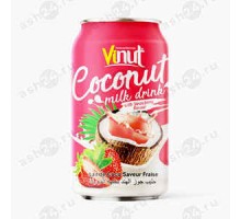 Напиток кокосовый VINUT клубника 330мл ж/б