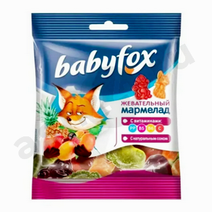 Сладости Мармелад BABY FOX 30г (1907)