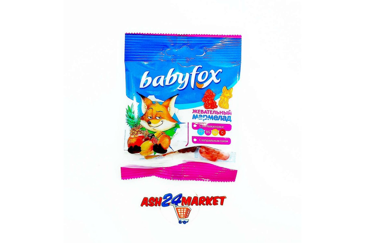 Baby fox халяль. Жевательный мармелад Babyfox ассорти 30г. Жев.марм. Babyfox c витаминами ассорти вкусов 30г. Мармелад жевательный Babyfox с витаминами ассорти 30 г. Мармелад Baby Fox 30г