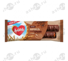Печенье ЛЮБЯТОВО карамель со вкусом брауни 50г
