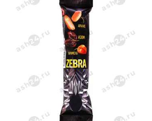 Батончик ZEBRA с молочной шоколадной глазурью 40г