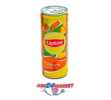 Чай холодный LIPTON персик 0,25л ж/б