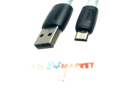 Моб. аксессуары Кабель USB G6 Micro USB силиконовый 2м черный