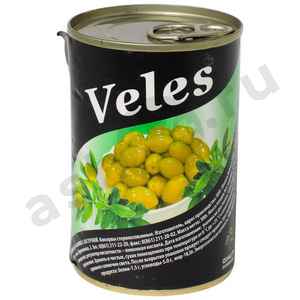 Бакалея Консервы Оливки VELES б/к 300г ж/б