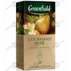 Чай GREENFIELD черный груша, базилик 25пак
