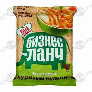 Бакалея Лапша БИЗНЕС ЛАНЧ яичная с куриным бульоном 60г м/у