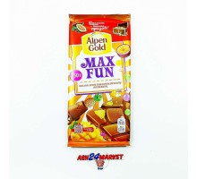 Шоколад MAXFUN ALPENGOLD манго, ананас, маракуйя, др. 150г