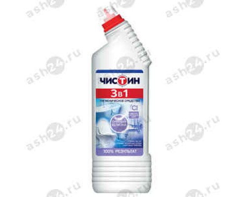 Средство санитарно-гигиеническое ЧИСТИН с хлором 3в1 750г