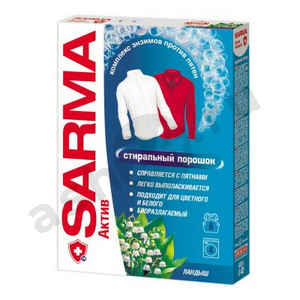 Стиральный порошок SARMA ландыш для всех типов стирки 400г
