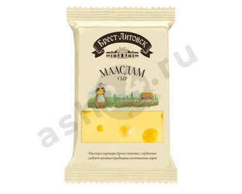 Молочные продукты Сыр БРЕСТ-ЛИТОВСК маасдам 200г (9362)